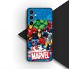 Phone Cover for Samsung Galaxy S25 S24 S23 FE Ultra Plus S7 Edge S25+ S23+ A56 5G Casing Soft Case Captain America Shield Marvel