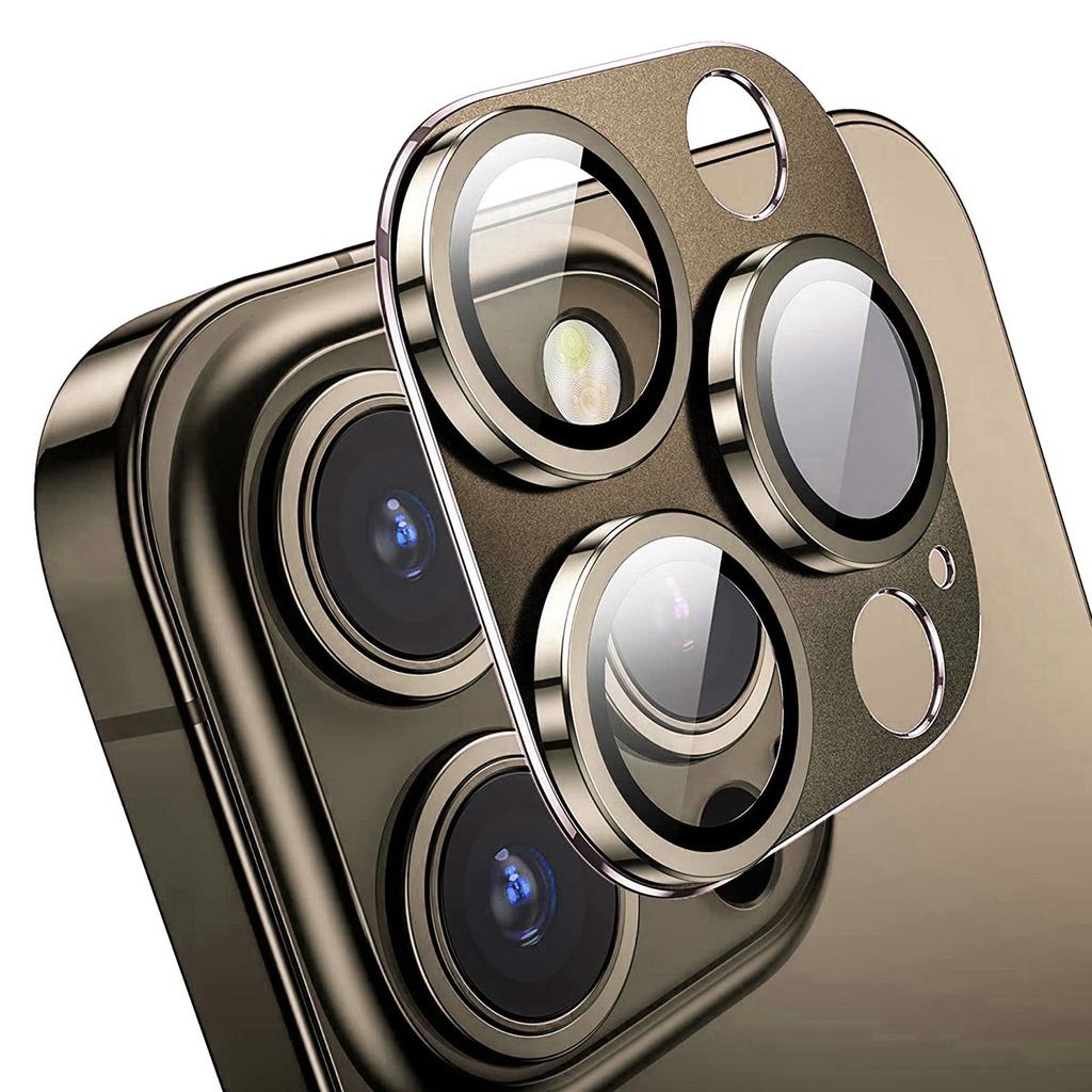 ENKAY HAT PRINCE For iPhone 16 Pro/16 Pro Max Camera Lens Protector Aluminum Alloy+Tempered Glass