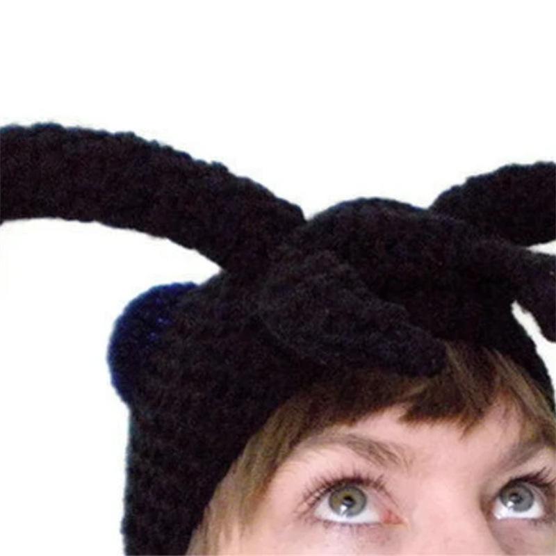 Neue Reine Handgestrickte Lustige und Niedliche Maiglöckchen Wollmütze Modische Fischerhut für Erwachsene