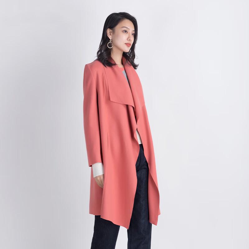 

Anlom Women s Mid-Length Trench Coat L