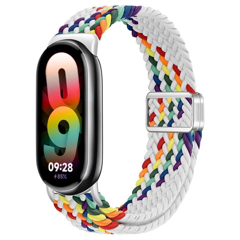 Horlogebanden voor Xiaomi Mi Band 10 9 8 NFC Vervangende riem accessoires magnetisch Gevlochten correa armband Miband 9 Miband 8 Band