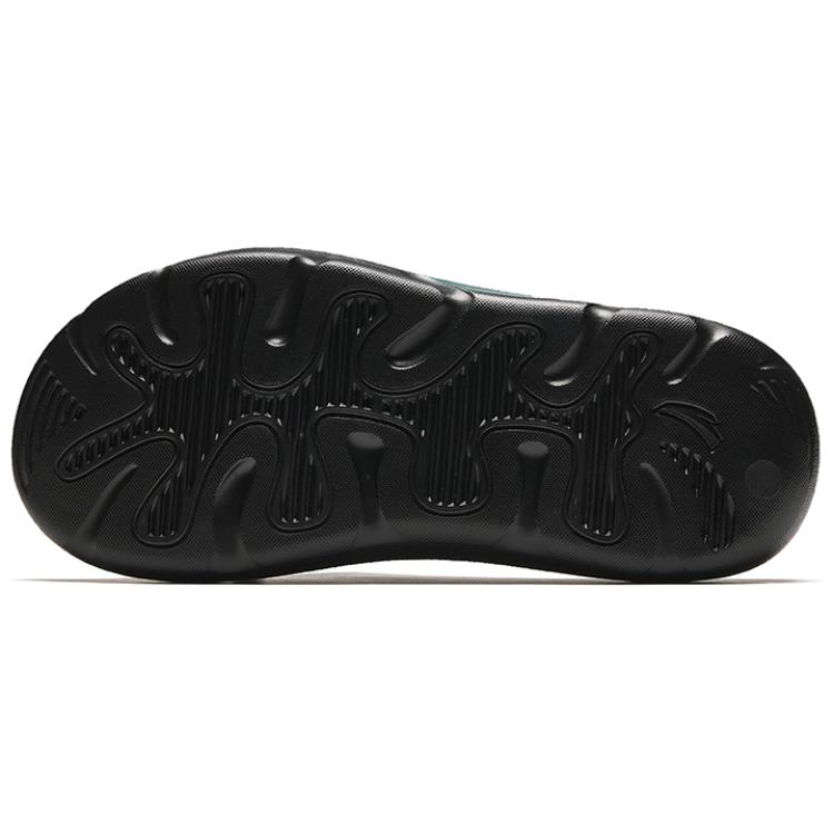 Anta Comfortable Durable Casual Slide Sandals Men Footwear Black Green 112438523-2