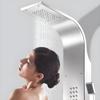 Shower Panel Tap with Hydromassage - Nickel-plated