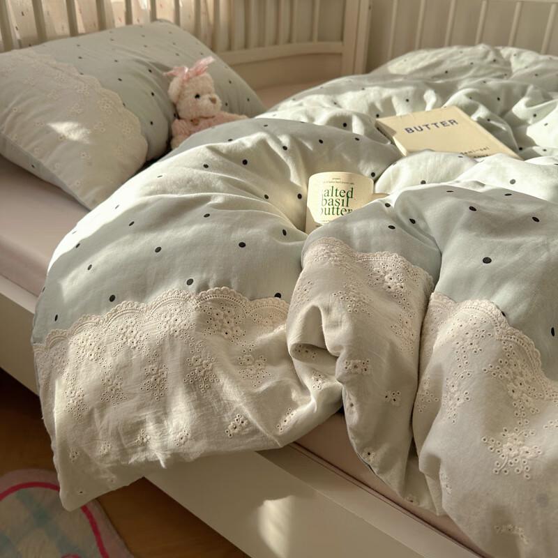 

Lilang Summer Lace Gauze Bedding Set