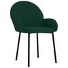 Dining Chairs 2 Pcs Dark Green Velvet