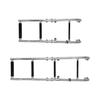 Boat Swim Ladder Telescoping Boat Ladder Foldable Dive Ladder Heavy Duty Swim Step Marine Boat Boarding Ladder for Yacht
