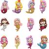 40-Pack Assorted Flat Back Resin Cute Mermaid Embellishments 2-3cm DIY Scrapbooking Craft Arts Projects Making Flatbacks Phone Case Decors