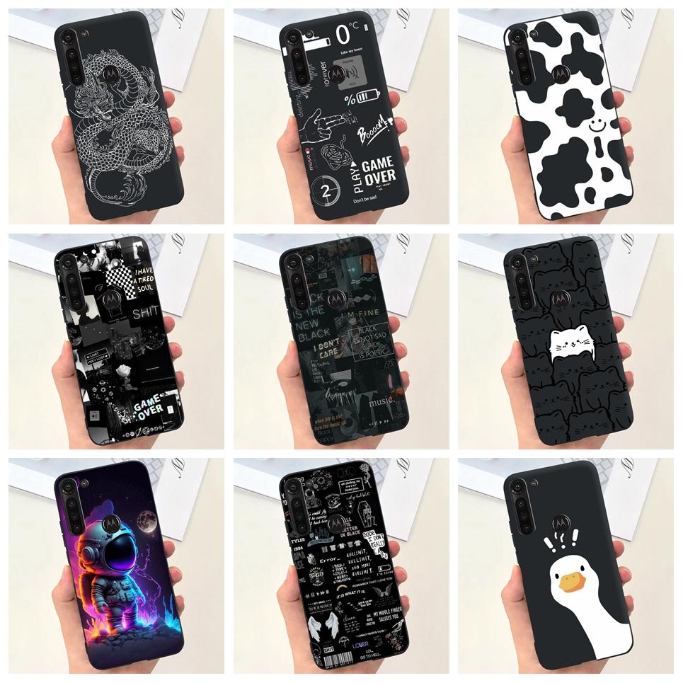 Für Motorola Moto G8 Power / G9 Power / G9 Play Rückabdeckung Coole Cartoon Mode Handyhülle Weiches Silikon Hülle MOTOG8 Power Etui