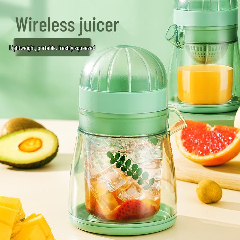 Portable Multifunction Manual Juicer Cup: Dual-Action Fruit & Citrus Squeezer for Home Use