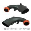 2pcs Car Engine Air Intake Hose Filter Hose Pipe For BMW 5 Series For GT For 6 Series 13717577451 13717577452