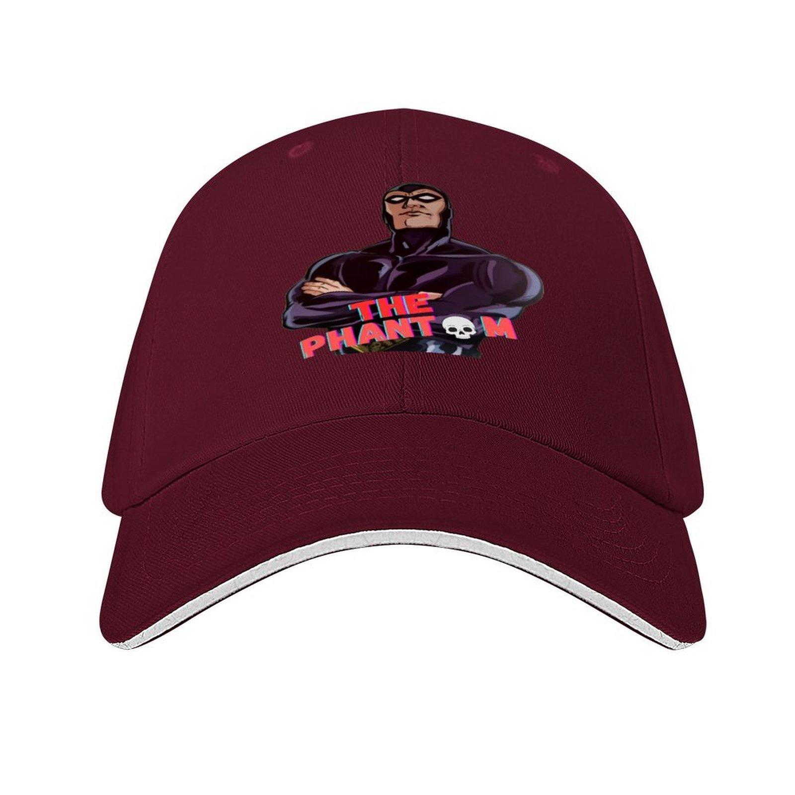 

Ghost Who Walks Folding His Hand Design Bestselling Spooky Baseball Cap New In Hat hats for Unisex Golf Wear Unisex Womens