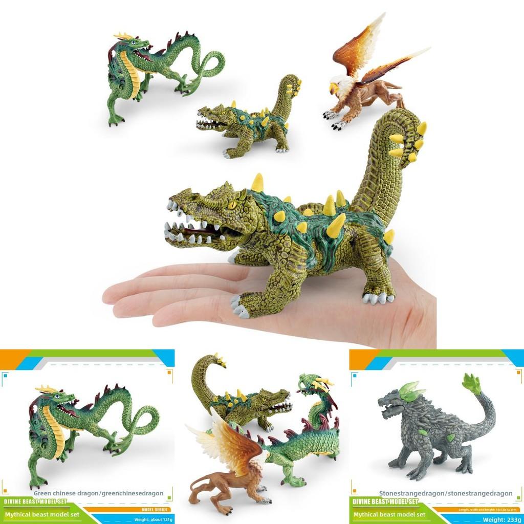 Modello di Creatura Mitologica Grifone Mostro della Palude Statua in PVC Per Collezionisti Fantasy