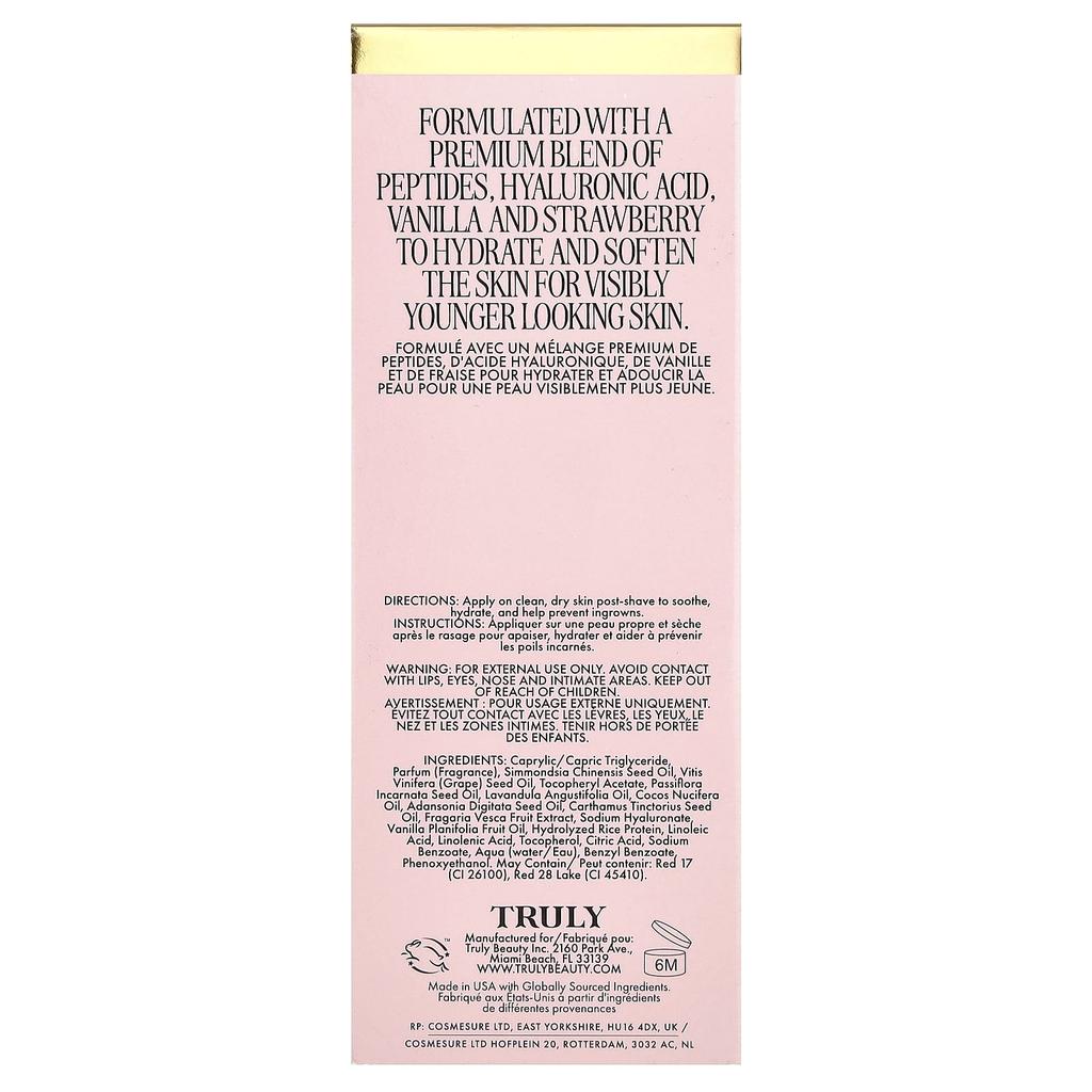 Truly Beauty, Soft Serve Aftershave Oil, 90ml (3.1 fl oz)