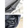 Square Men Crossbody Bag Solid Color Nylon Shoulder Bag Simple Messenger Bag  Hiking