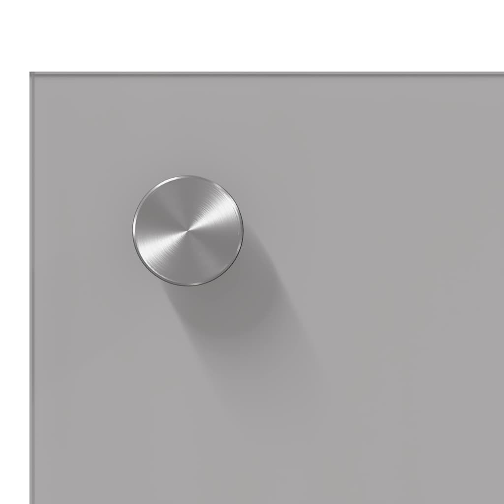 Kitchen Splashback 2 pcs Light Grey 70 x 60 cm Tempered Glass