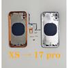 DIY Back Housing For iPhone XS Max Like 17 Pro Max Back Cover For iPhone XR To 17 Pro 11 To 17 Pro Housing X XS Up To 17 Pro