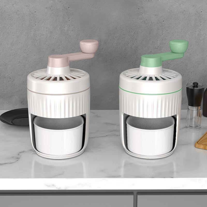 Manual Hand Crank Ice Shaver Fast Shaving Bpa Free Ideal For Home Kitchen Making Summer Slushies Cold Drinks