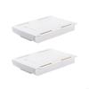 Compact Under Desk Organizers Using Strong Adhesive For Stationery Remote Controls And Accessories HX6C