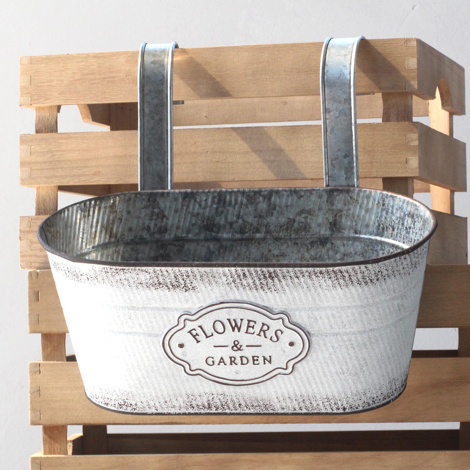 

Винтажный подвесной цветочный горшок со съемными крючками, овальное ведро, железный держатель для цветов, горшок для растений, домашний сад, балкон