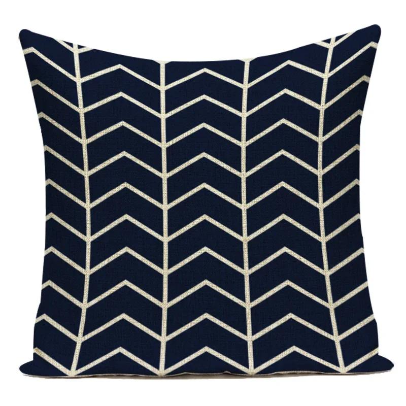 Nautical Anchor Rudder Cushion Cover Pillow Case Ocean Lighthouse Pillow Cover For Living Room Home Decorative Pillow Case