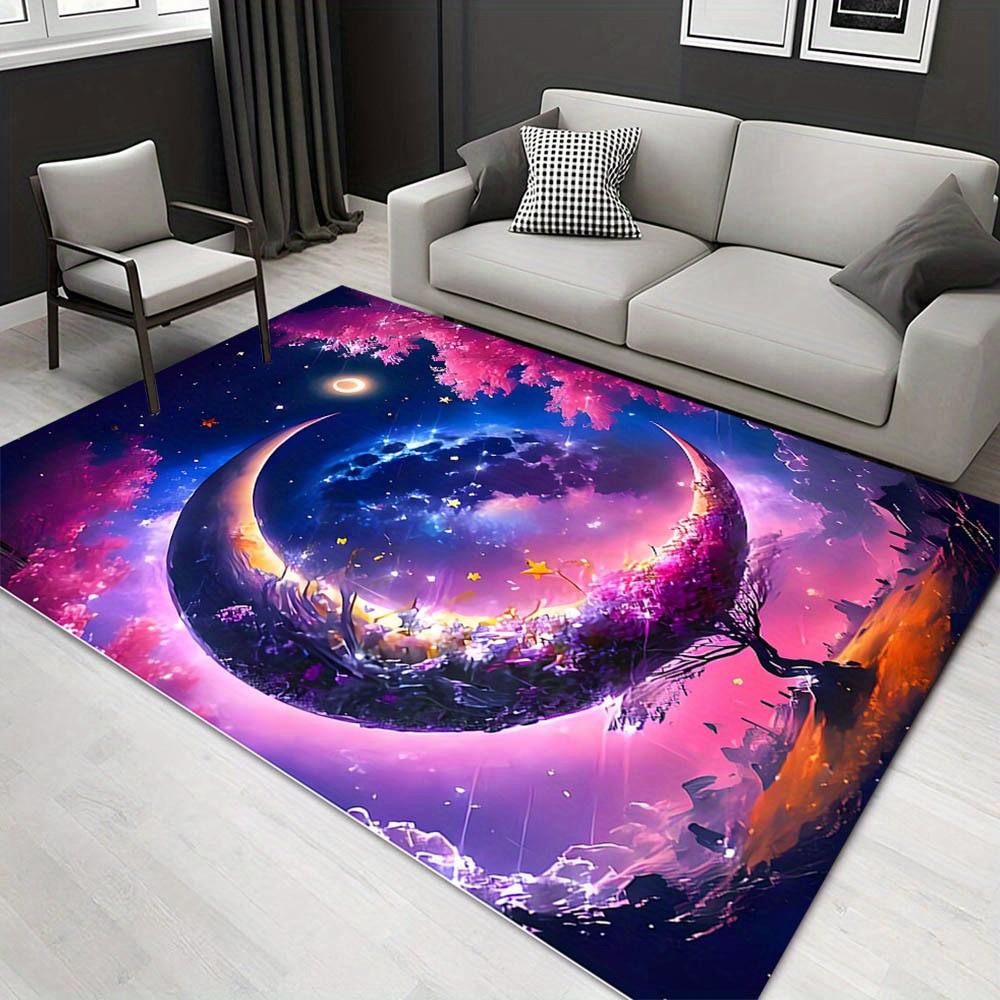 

1pc 1360423066Pattern Carpet, Area Rug For Living Room Bedroom Room Bed Chair Laundry Entryway Corridor Yard Non-slip Outdoor Camping Rug Fl 60cm by 90cm
