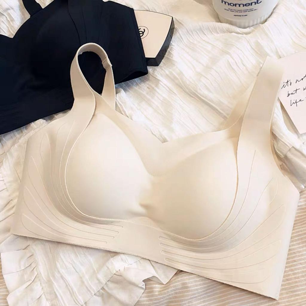 Traceless BH Frauen sammeln ohne Stahlring Unterwäsche Herbst und Winter bequemer BH einfarbiger BH unsichtbarer BH