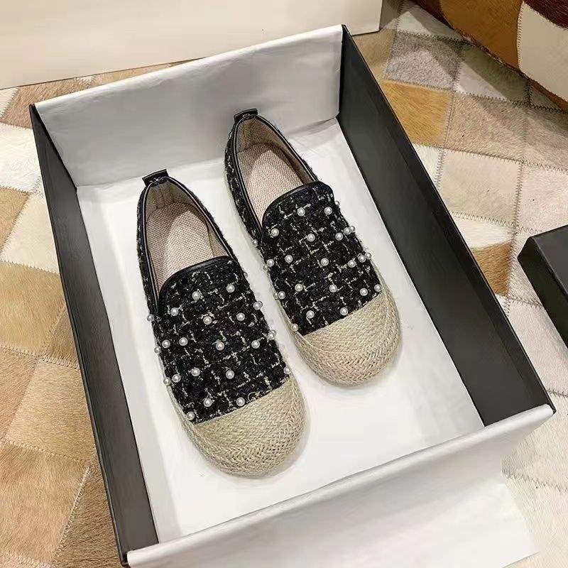 Xiaoxiangfeng fisherman shoes women's spring and autumn casual breathable one-pedal Doudou shoes flat lazy shoes