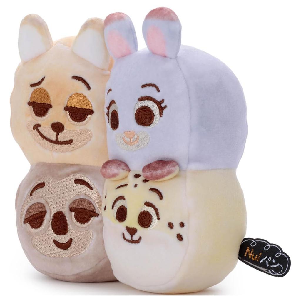 Takara Tomy Arts (TAKARATOMY A.R.T.S) Disney CharactersNui BreadSmall Plush ToyTear BreadNick, Judy, Flash, Clawhauser