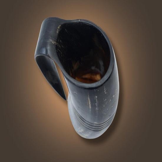 

Кружка из натурального рога ручной работы 15,24 см Подарок на викингскую свадьбу Норвежский свадебный подарок, Кружка для шафера, Деревенский подарок на День отца Кружка из рога