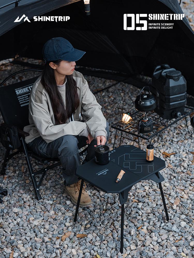 Mountain Fun Ultra-Light Folding Tactical Table: Portable, Detachable, Lightweight Camping Table for Outdoor, Motorcycle Touring, and Mountaineering.
