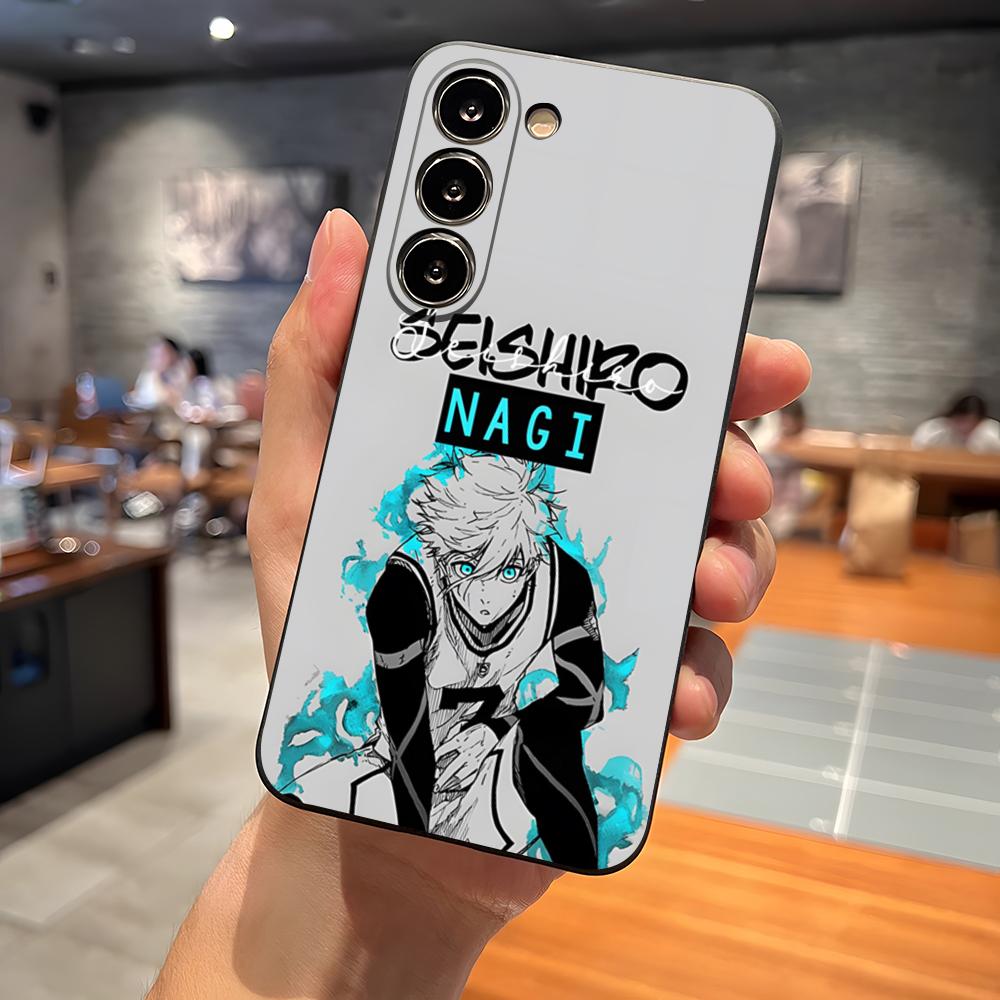 Blue Lock Anime Phone Case For Samsung S23 Ultra S24 S22 S20 Fe S21 Plus Galaxy A54 A34 A24 A53 A13 A16 Back Cover