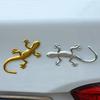 1/2 Pezzi Adesivi per Auto 3D Lucertola Geco Adesivo per Auto Camion in ABS Decalcomania Badge Cromato Emblema Decorazione Accessori Esterni Auto
