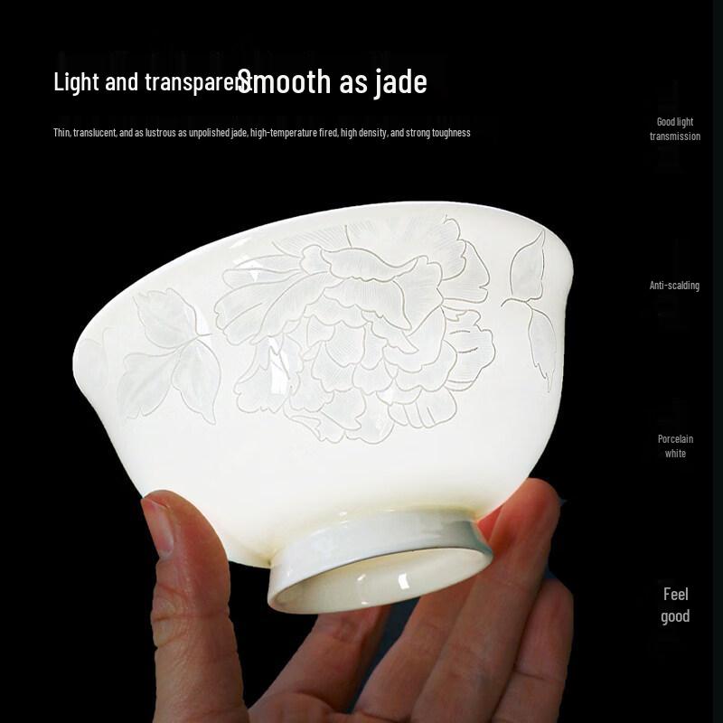 Chuyi Ba Jingdezhen Bone China Rice Bowls