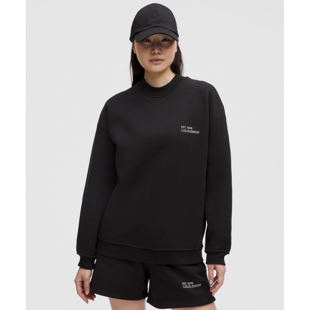 

Lululemon Heavyweight Fleece Oversized Pullover Black XXS