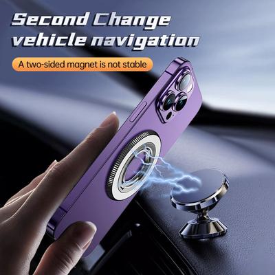 Magnetic Phone Ring Holder 360° Rotate Ring Finger Ring Kickstand for iPhone 15 Pro Max 14 13 12 for Samsung for LG Phone