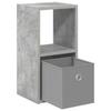 Nightstand 2 pcs Concrete Grey 25.5 x 22 x 49.5 cm Particleboard