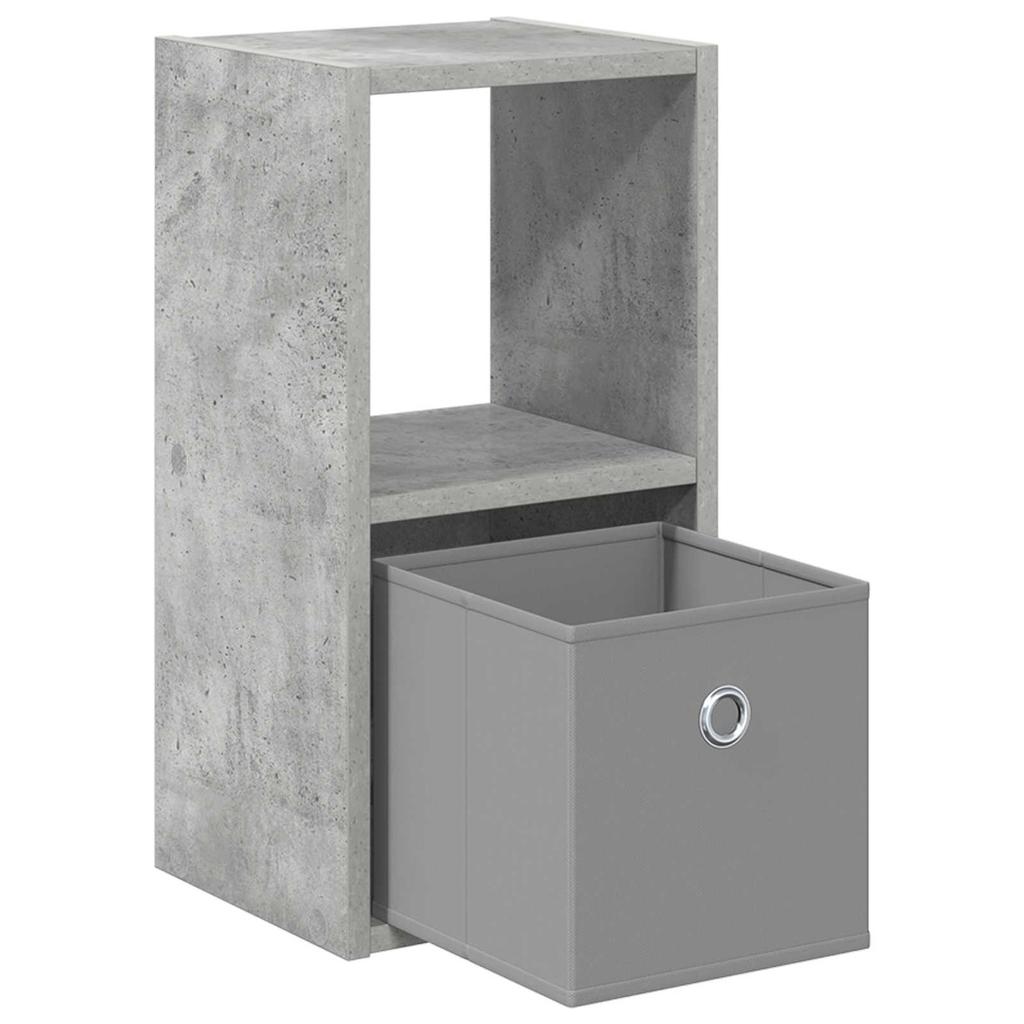 Nightstand 2 pcs Concrete Grey 25.5 x 22 x 49.5 cm Particleboard