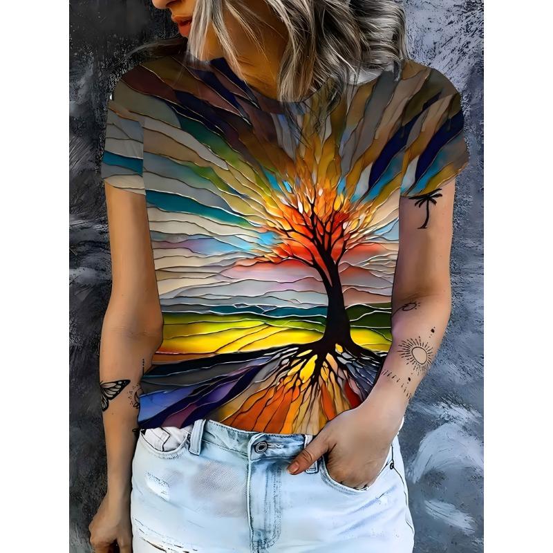 

3D-арт визуальное воздействие оттенок женской одежды S