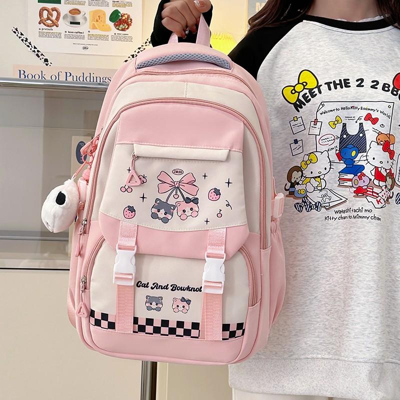 Children's Backpack Student Backpack Women's Large Capacity Lightweight Backpack