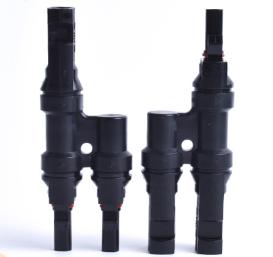 Solar Panel Parallel Connection Connectors 1 Pair Male Female Waterproof PV Cable Adapter For Solar Energy System Wiring Assembl