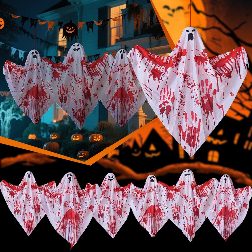 Halloween Bloody Horror Mini-hanging Combination Scene Decoration Props, Haunted House Room Bar Atmosphere Props.