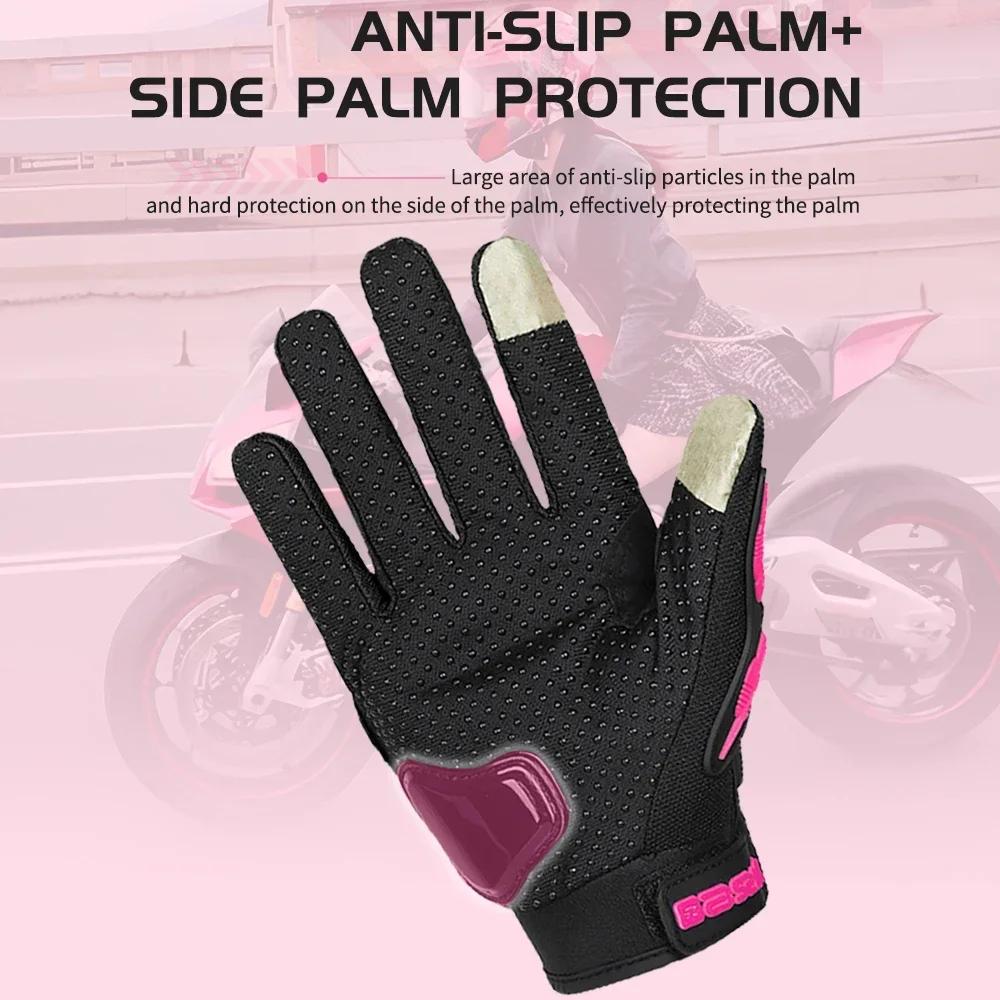 Motorcycle Gloves Women Summer Mesh Breathable Motocross Motorbike Moto Racing Gloves Touch Screen Gloves Men NEW
