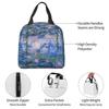 Claude Monet - Water Lilies Insulated Lunch Bag for Women Children Portable Food Boxes Thermal Lunch Box Tote