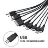 Carga larga dos acessórios do telefone do cabo do carregador do cabo de dados de USB da aplicação multi