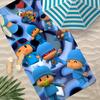 אנימה P-P-פוקויו-o מצויר מגבת פוליאסטר מגבת חוף ייבוש מהיר ללא חול מגבת רחצה לקיץ בריכה נסיעות חופשה