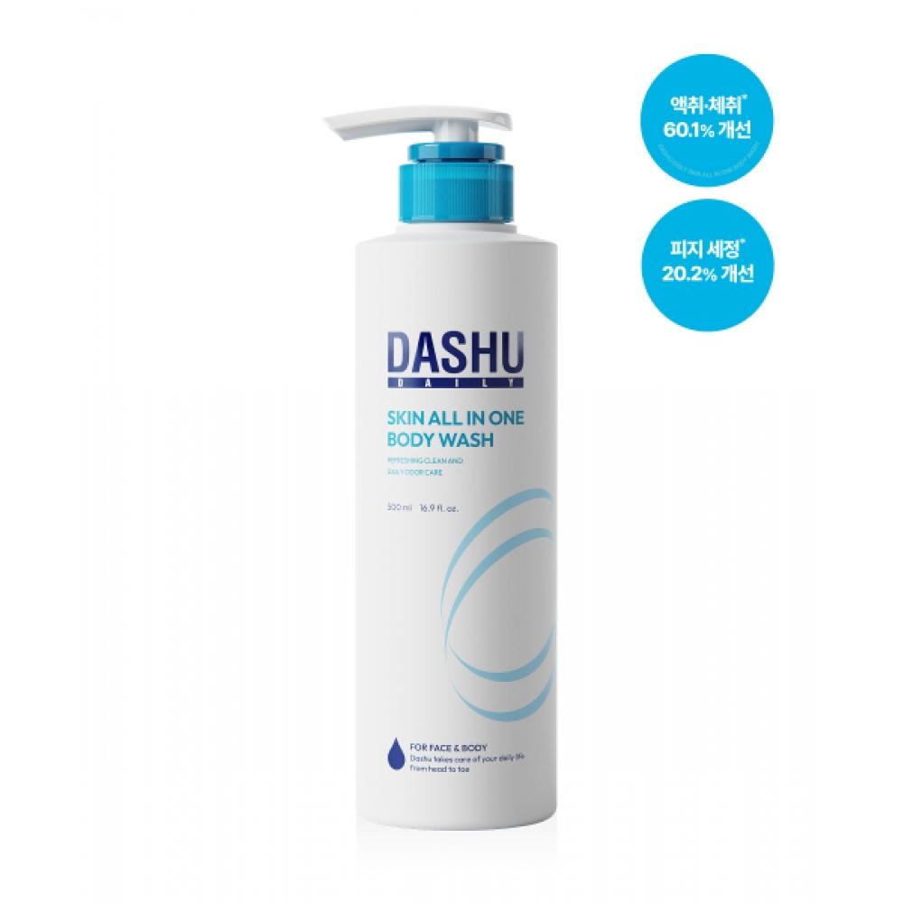 Dashu [new] Daily SkIn All In One Body Wash 500ml  + SkIn Body Wash 50ml Free none