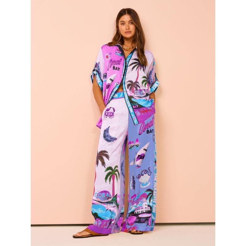 Street women's suit Printed digital high-end new trendy women's suit