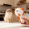 Dispensador de Petiscos para Cães Alimentador Lento com Design de Pato Brinquedo Dispensador de Petiscos para Gatos Para Filhote Tédio Interno Treinamento Alimentação Dentição