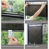 Retractable Car Sun Block Shutter Glare Guard Car Telescopic Curtain  Automobile