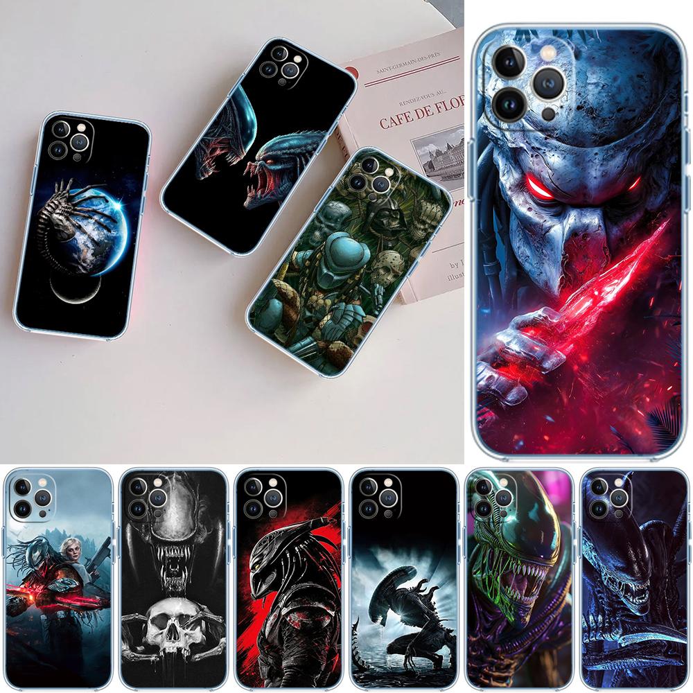 CJ4 Aliens vs Predator Xenomorph Hülle für LG K22 K30 K40 K40S K41 K42 K50 K50S K51 K51S K52 K61 K62 K71 K92 Q60 Q61 V40 V50 V60